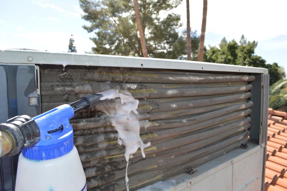Cleaning AC System Polarizer
